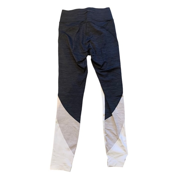 OUTDOOR VOICES Black & White Colorblock Leggings size XS - Picture 2 of 4